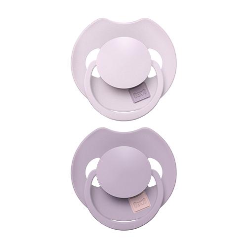 LOVI 34/422 Dynamic silicone pacifier Prime 6-18m 2 pcs Lilac/Violet