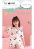 Girls' Summer Cloud Cotton Pajama Set - Short Sleeve V-Neck, Light Two-Piece Homewear