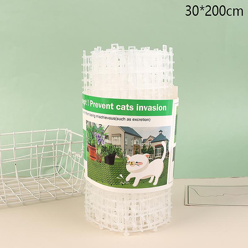 Garden Cat Scat Repellent Mat Prickle Strips Anti Cat Net Spike Deterrent Keep Cat Dog Away Digging Climbing Pets Supplies