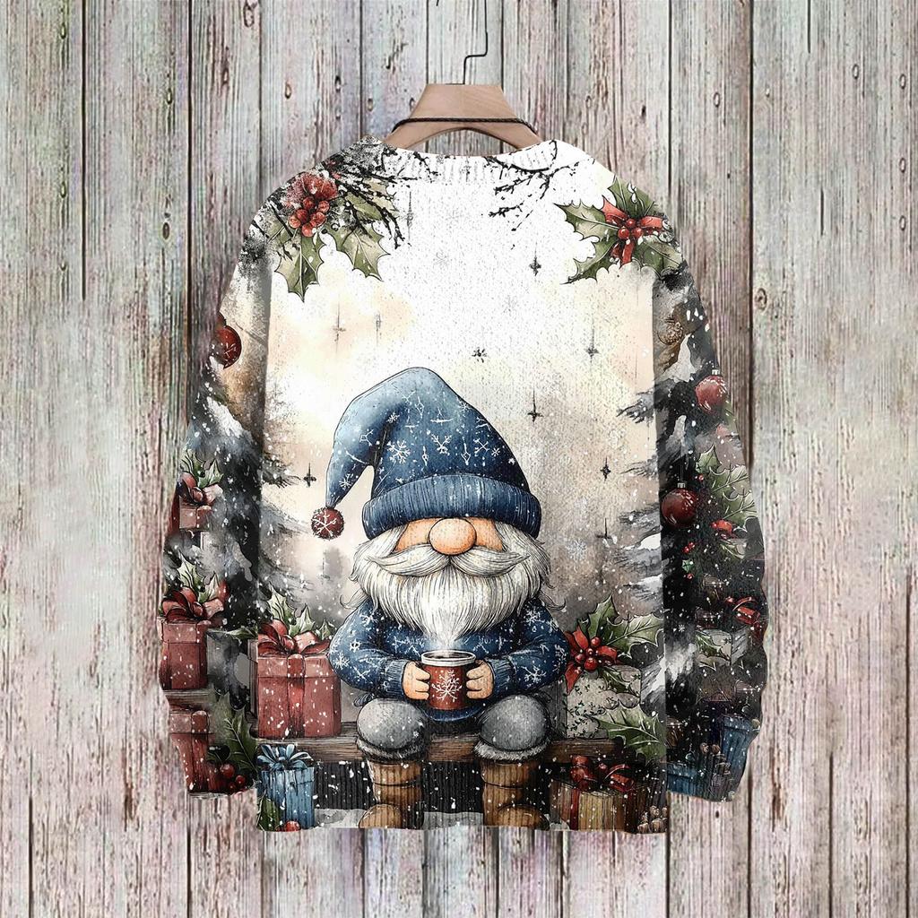 Christmas Sweatshirts For Women Knit Sweater Cute Shirt Fall Crewneck Pullover Tops