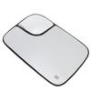 Heated Convex Mirror Glass with Blind Spot Glass Side View Mirror Glass Lens Replacement for 1500 2500 3500 2002 2008