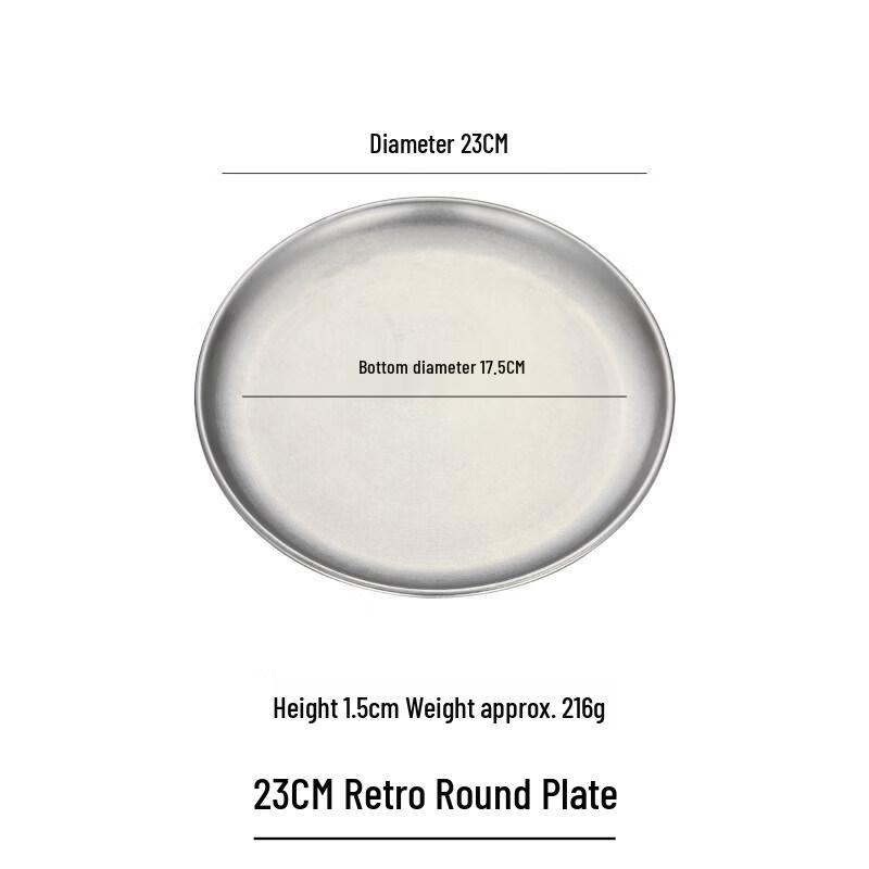 Korean Style Stainless Steel Serving Tray