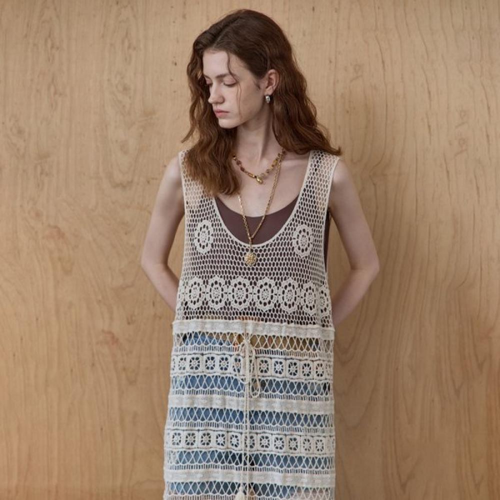 

Maxza Bohemian Crochet Layered Bustier Dress Ze07qp023na beige/FREE