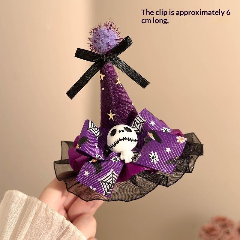 Halloween Decoration Headwear Halloween Party Cosplay Prop Dress Up Mini Hat Horror Skull Bat Hair Hoop Halloween Prop Hat