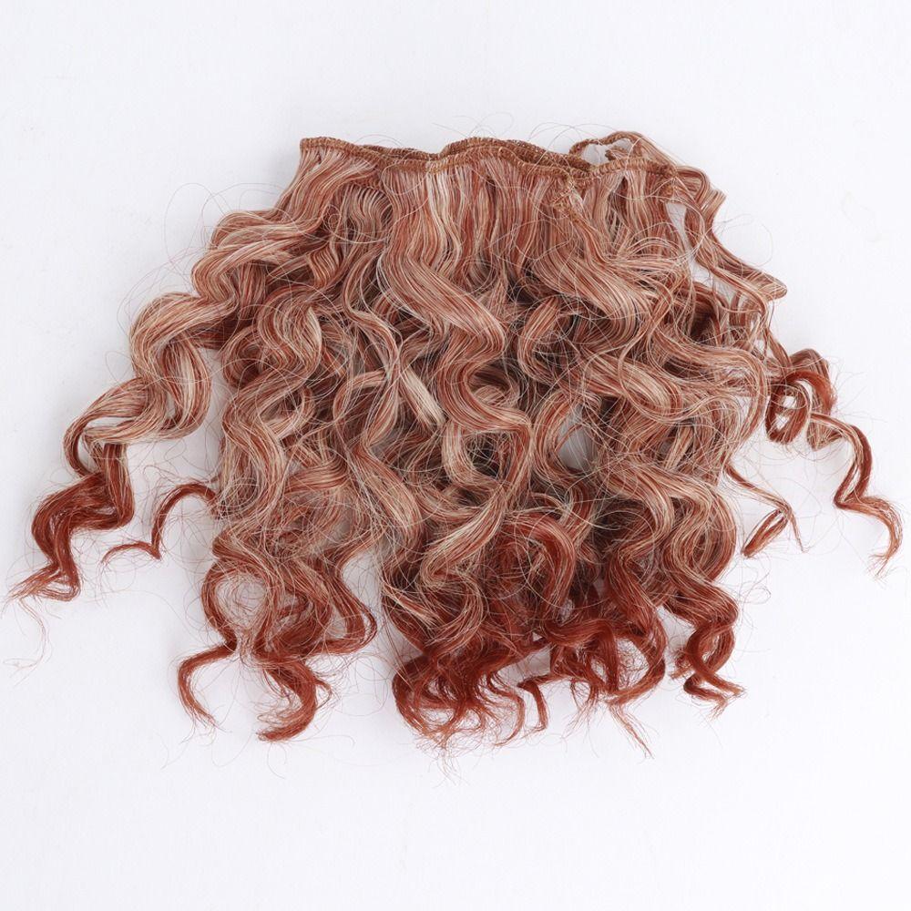 Curly Bjd Doll Curly Hair Imitation Roll Doll Hair Bjd Wig Diy Bjd DIY Curly Short Hair DIY Things