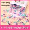Cápsulas de Lavagem Ultra Concentradas Cinco em Um: Remoção de Manchas, Amaciamento, Fragrância de Longa Duração