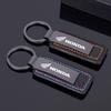 Carbon Fibre Pattern Car Keychain Pendant Key Ring For Honda Civic FIT Accord Prelude CRV 5th City CRZ CRX Jazz HRV Accessories KU9