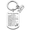 Stainless Steel Keychain for 2025 Graduation - University & High School Senior Gift In European and American Style