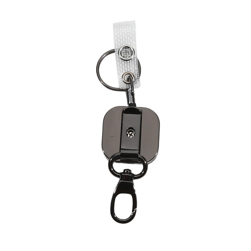 Heavy Duty Metal Retractable Carabiner Keychain Belt Badge Reels Clip 28.3Inch Reinforced Steel Wire Cord 2025 NEW2025 NEW