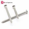 M4-M6 Flachkopf Selbstschneidende Holzschrauben aus 304 Edelstahl