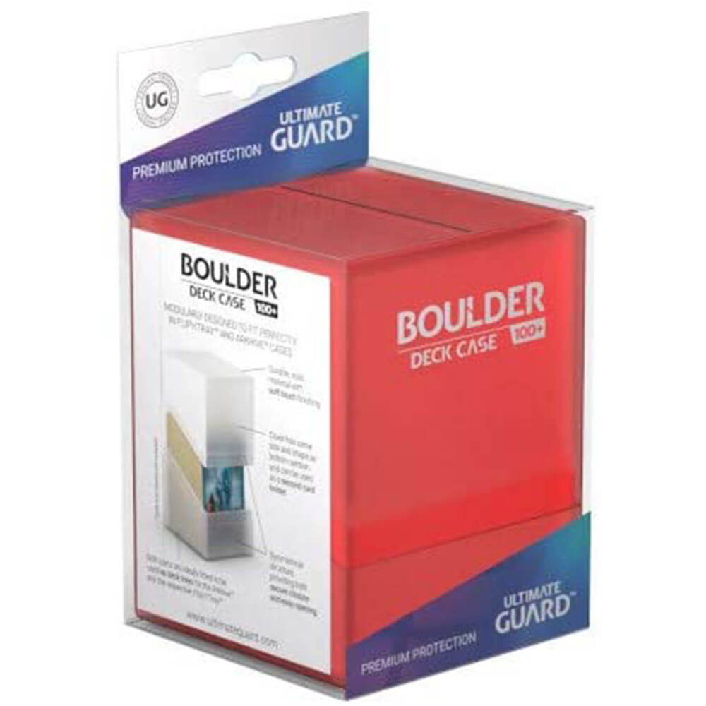 UG Boulder 100+ Standard Size Cards Deck Case (Ruby)