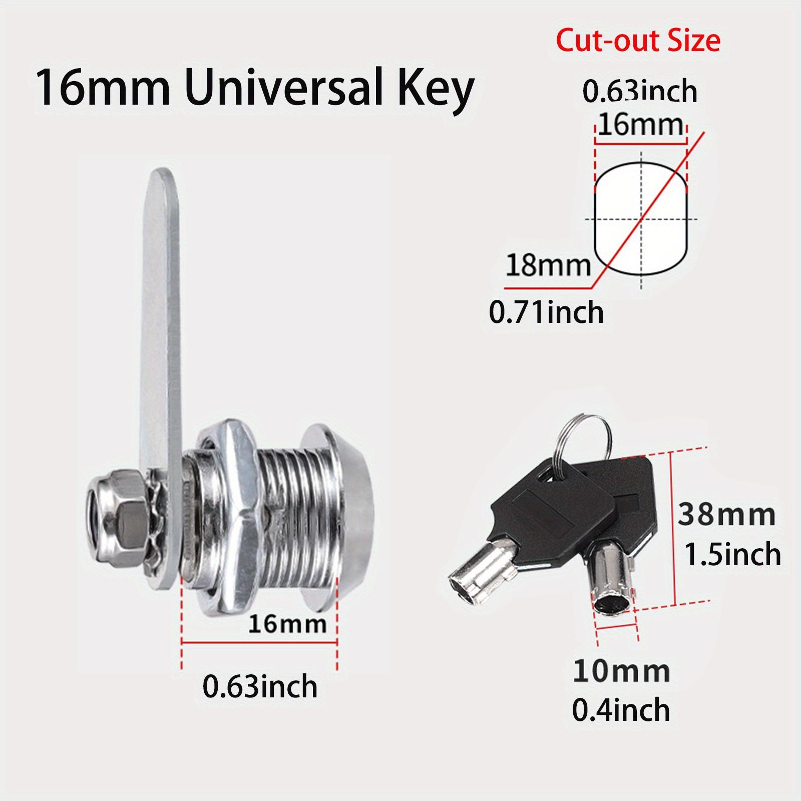 Замки для ящиков для инструментов Почтовый ящик Цилиндровый замок с резьбой Трубчатый кулачковый замок Мебельный замок Замок для ящика шкафа Мебельная фурнитура Двери для автофургона