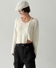 THE GREEN LAB Hairy Soft Knit [Ivory]