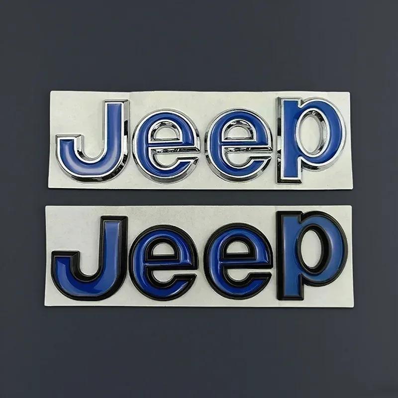 For Jeep Metal Car Styling Hood Trunk Badge Mark Sticker for JEEP Wrangler Grand Cherokee Compass Renegade Patriot Rubicon Li
