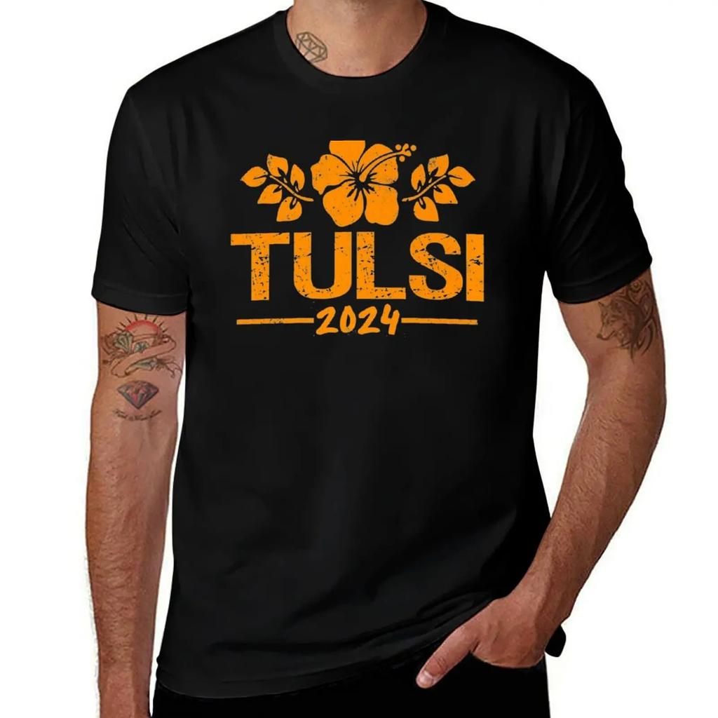 Tulsi Gabbard 2024 T-Shirt sweat baggy shirts rapper graphic tees for a boy T-shirts for men cotton