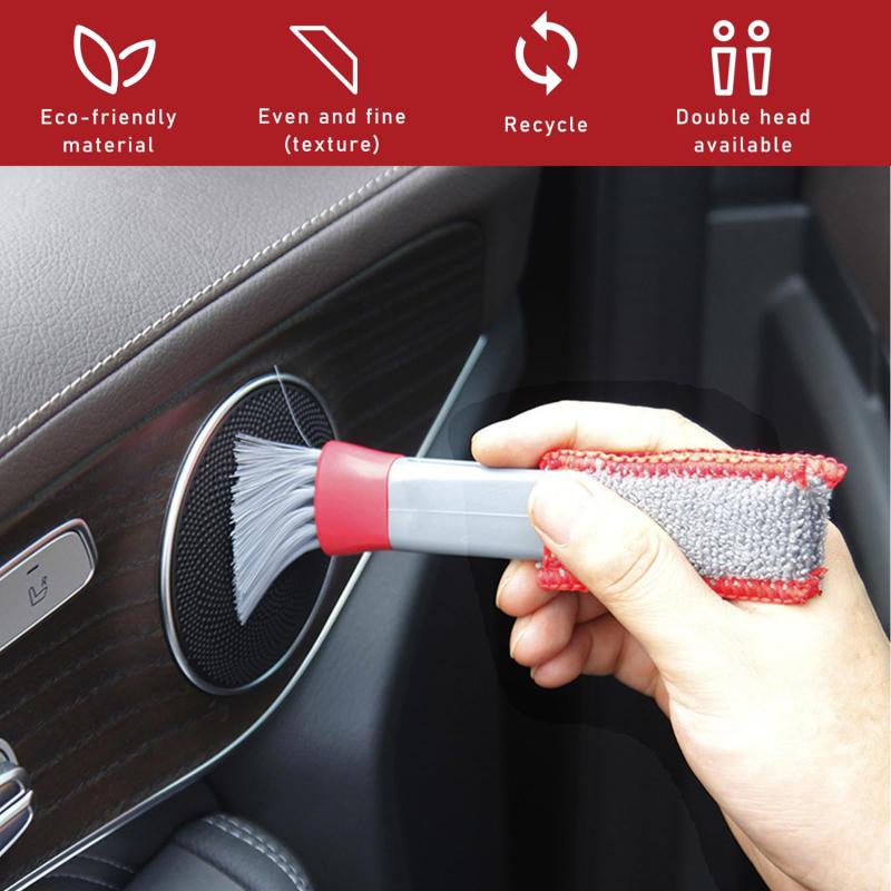 Car Air Vent Brush Air Conditioning Cleaning Brush Soft Bristle Clean Dust Car Wash Dust Sweeping Tool Brush