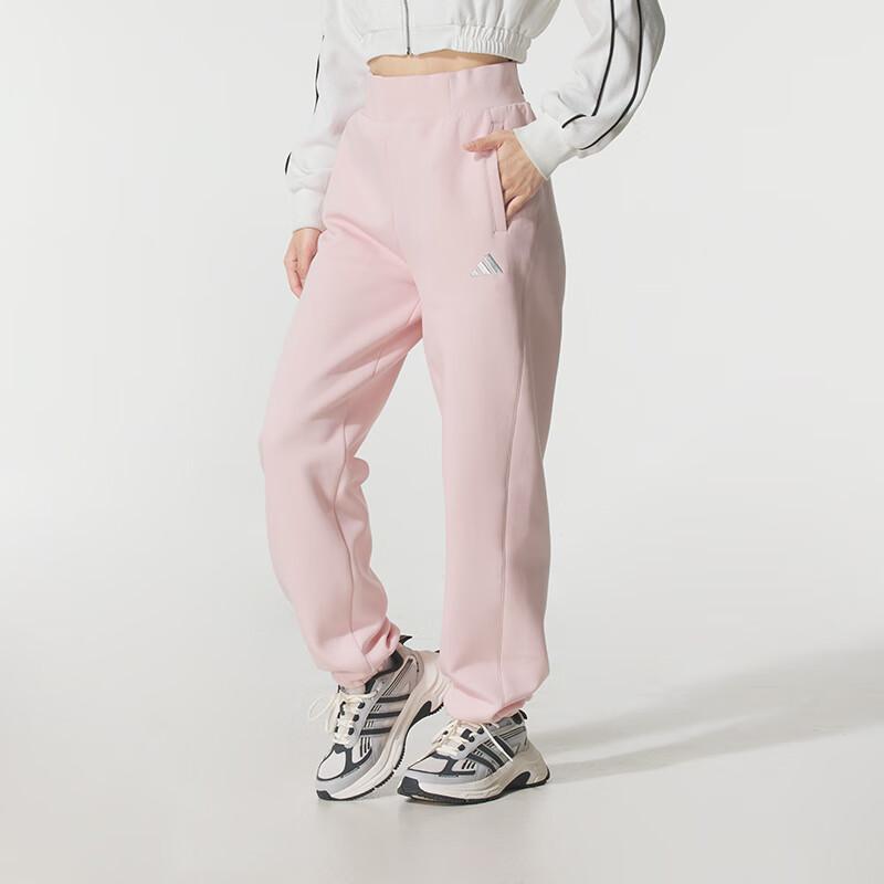 Adidas Knitted Sports Running Fitness Comfortable Simple Fashion Trendy Casual Pants Women Bottoms KC0043