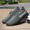 Lightweight Breathable Men's Slip-On Casual Shoes | Cushioned Comfort, Durable for Outdoor Fishing, Park Strolls & Summer Daily Wear - Black
