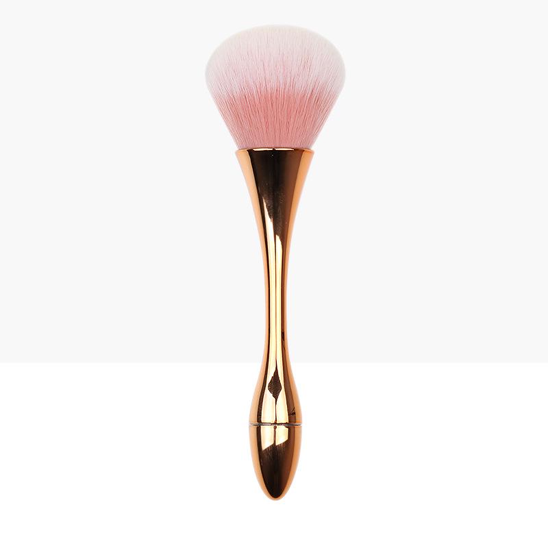 Portable 5-Piece Mini Makeup Brush Set: Powder, Blush, Eyeshadow