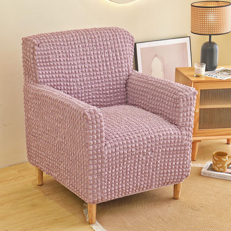 Elastische Sofabezüge für das Wohnzimmer Geometrischer Sessel Gestrickter Maiskorn-Gitterstoff Sofahussen Stuhlschutz Heimdekoration