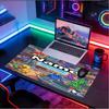 Custom Name Personalized Game Rainbow Friends Pattern Mousepad, Laptop PC Desk Mat, Decorative Desk Mat for Home Keyboard Pad Gift