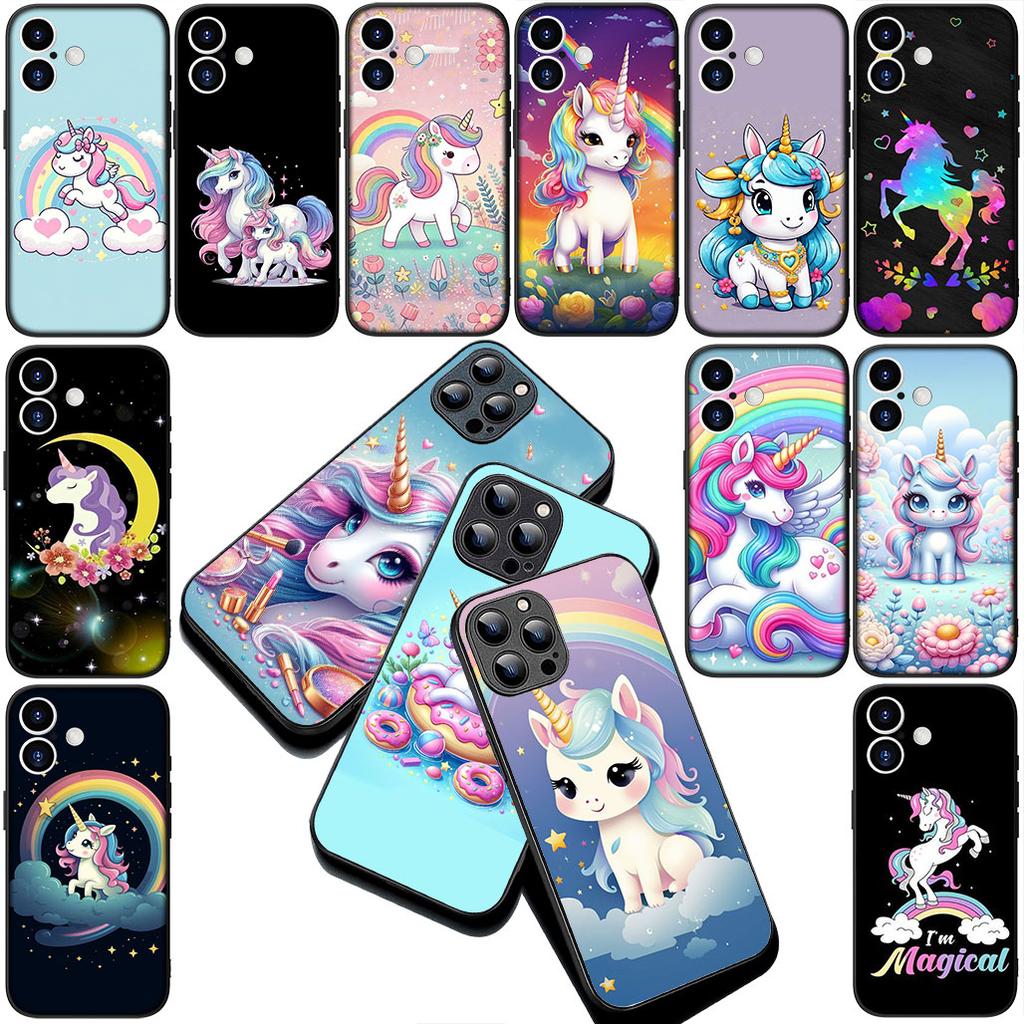 Unicorn Horse Comics Silicone Cover for Huawei P30 P20 Mate 20 Lite Pro Y9 Y7 Y6P Y7A 2019 Y9A P Smart Coque Phone Case