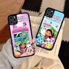 Cute G-Gabbys D-Dollhouse Magnetic Matte Phone Case For IPhone 16 17 15 14 13 12 11 For Magsafe Wireless Charge Cover