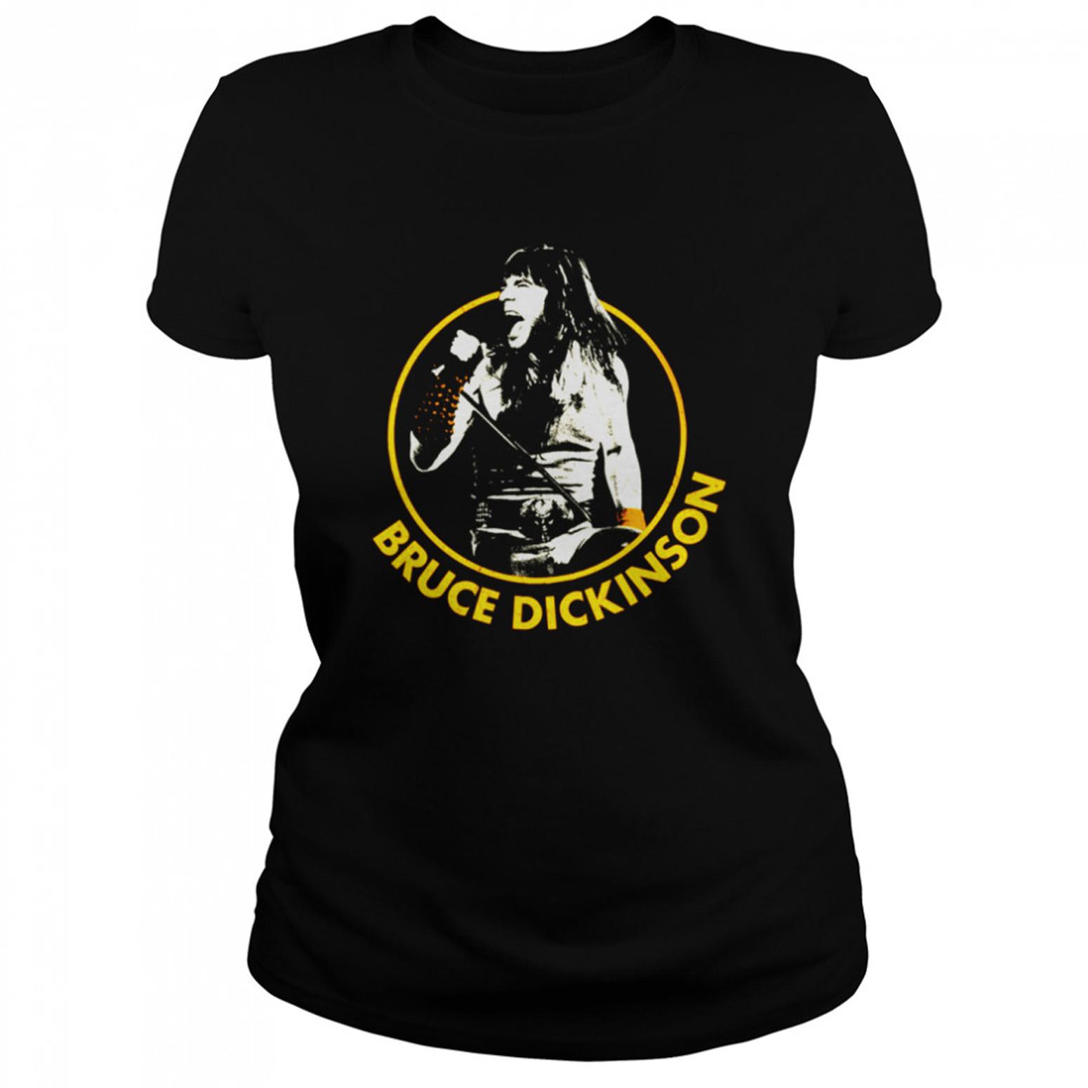 Bruce Dickinson New Black Tshirt Unisex All Sizes S5xl S