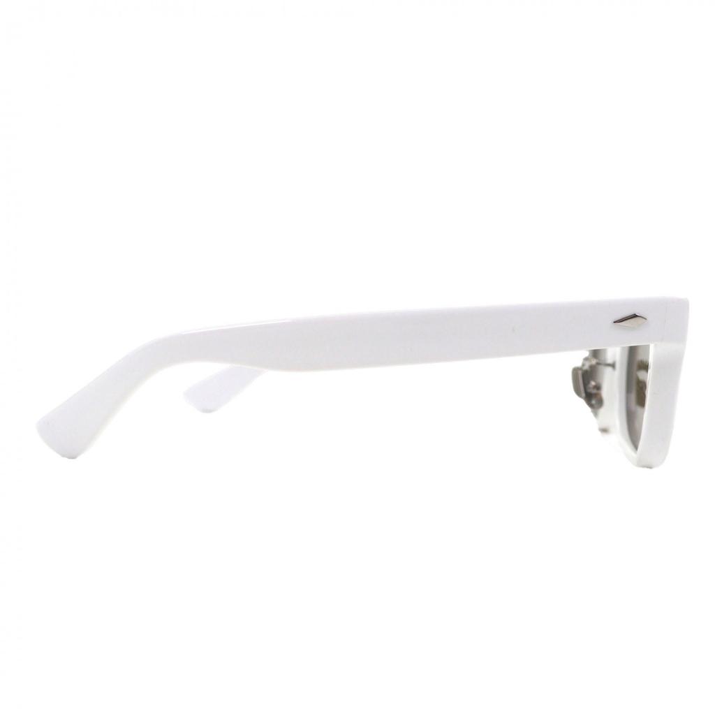 Pristine NOCHINO OPTICAL Sunglasses ONDA White Mens Used