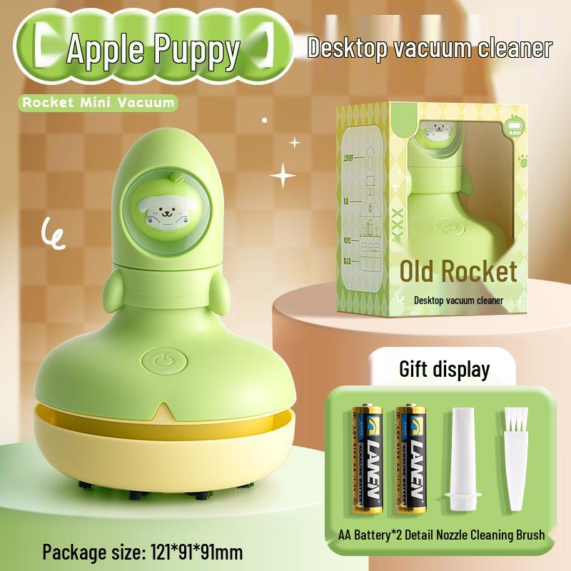 

Electric Desktop Vacuum Cleaner for Eraser Crumbs & Paper Scraps with High Suction Nozzle