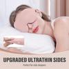 Unisex 3D Sleeping Eye Mask Soft Tiredness Relief Natural Sleep Blindfold Eye Cover Skin Care Tool for Comfortable Rest