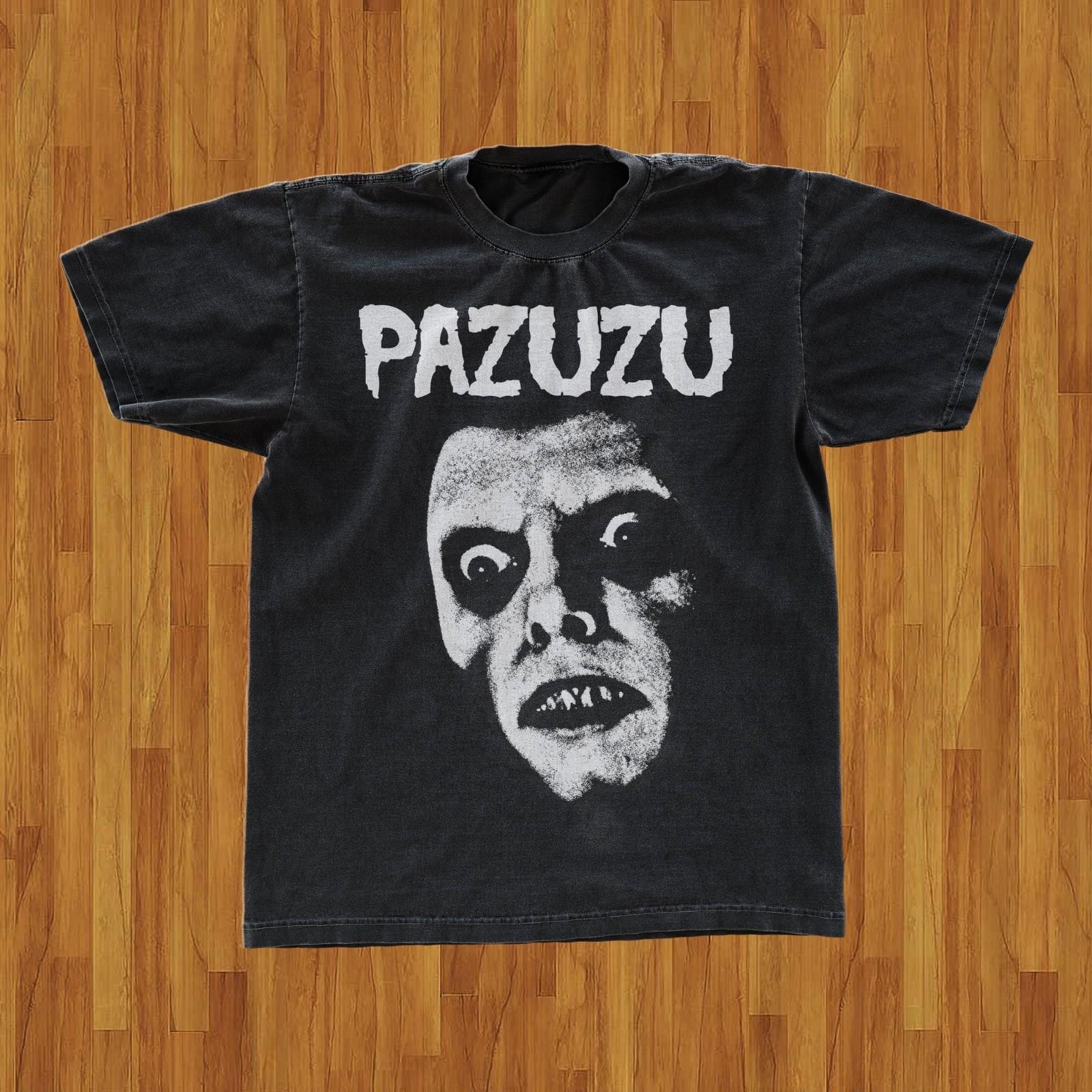 VTG PAZUZU Band Heavy Cotton Black T Shirt UR587 XXL