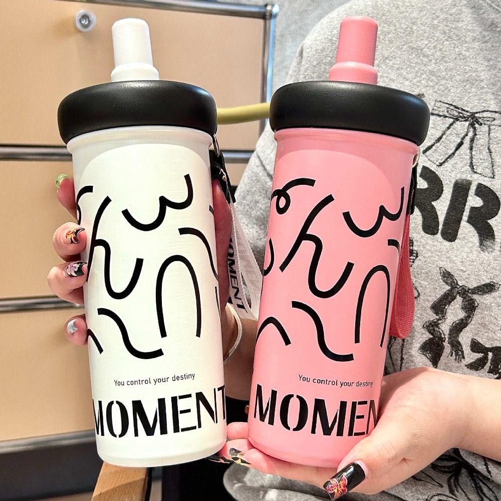 600ML Vacuum Cup 316 Stainless Steel Tumbler Portable Insulated Cup  Office Workers