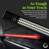 22cm Aluminum LED Motorcycle Rear Light Bar Indicator Brake Lamp Amber+Red+White