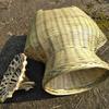 Pure Handmade Bamboo Woven Fish Basket Loach Eel Storage Basket Dance Film And Television Props Bamboo Products
