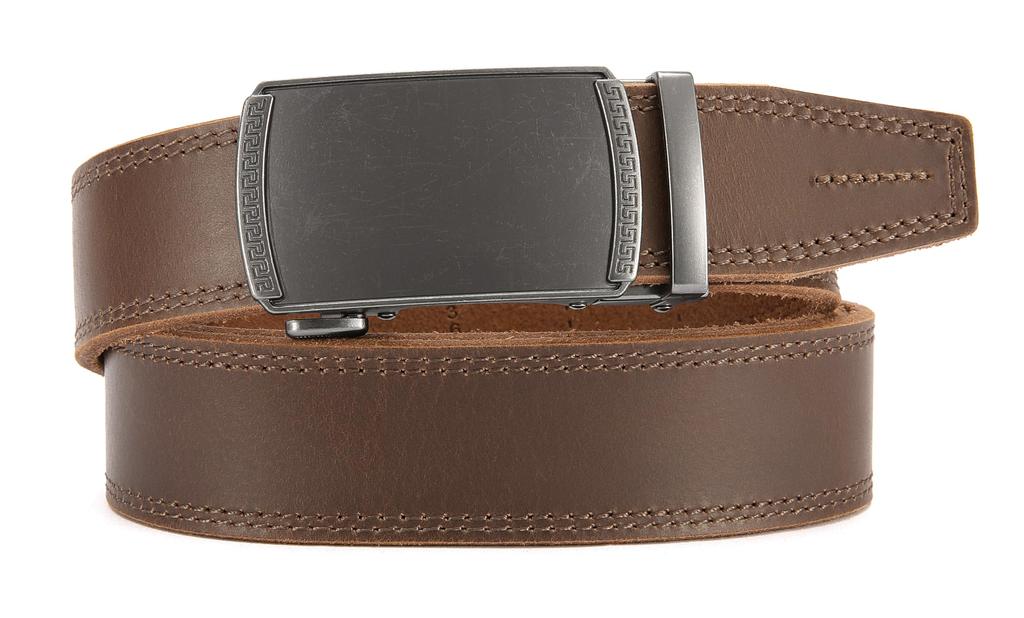 Business Large Suit Infinitely 35mm with Box [CHAOREN] Men's Belt, Size, Auto-Lock, Gentleman's Belt, Leather, Holeless, Adjustable, Comfort, Width,