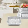 Jiwanggu Disposable Square Aluminum Foil Food Container
