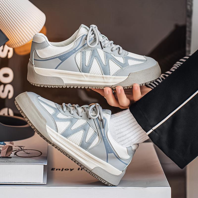 Herren Freizeitschuhe, Modische und Atmungsaktive Sport- und Freizeitschuhe, Rutschfeste und Abriebfeste Schuhe mit Mesh-Obermaterial