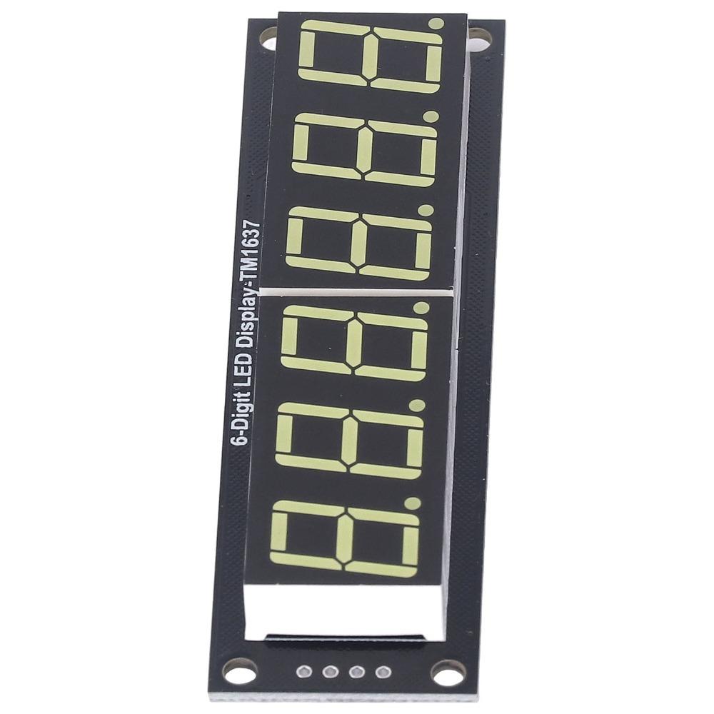 6 Digit 7 Segment Display Module TM1637 Digital Tube Module LED Display Digital Tube  Clock
