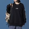 Li Ning Sweatshirts Unisex Black Crew Neck Moderate Regular AWDRC75-1
