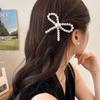 Damen Perlen Schleife Haar Pony Clip Haarnadel Spange Haar Seitenklemme Für Mädchen Haarschmuck