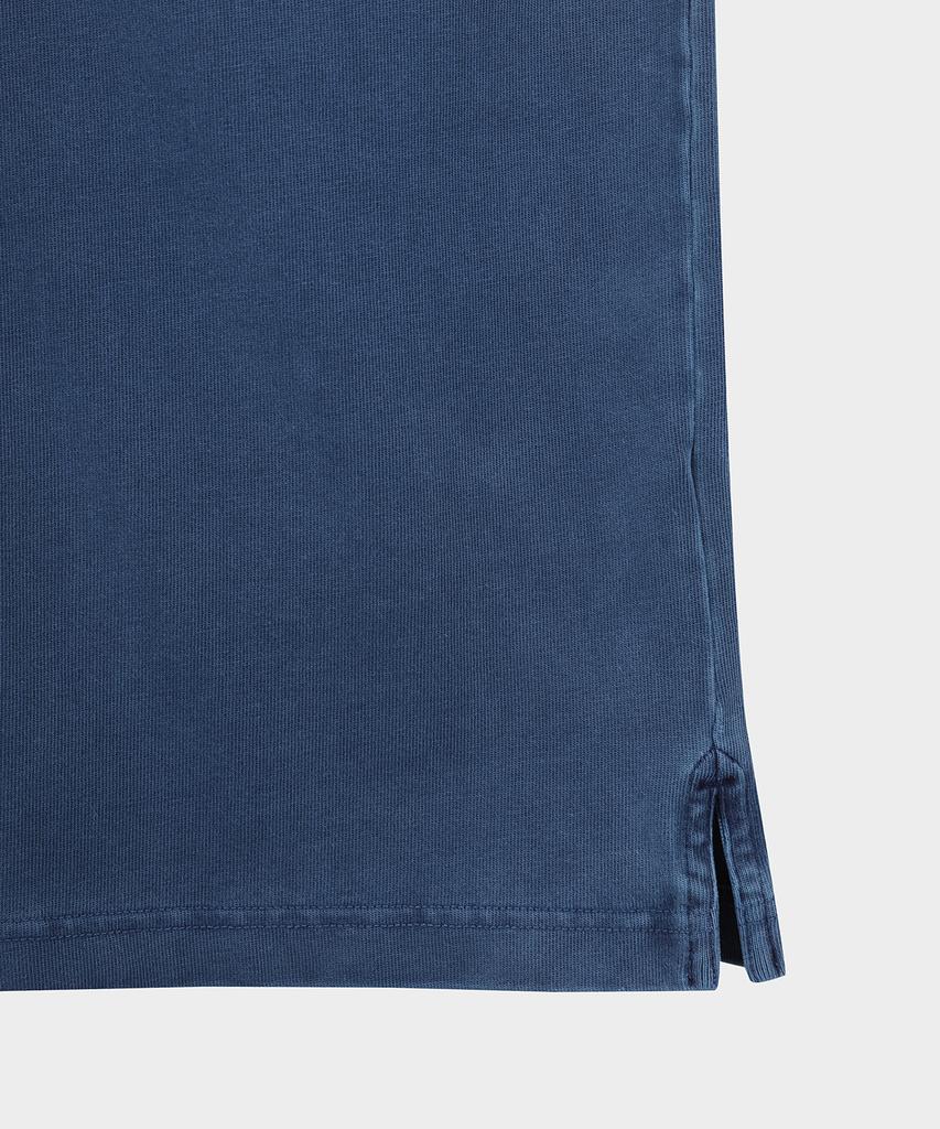 BROOKS BROTHERS Garment Dye Rugby Shirt (Navy) (Bbntmm7488Qfs)