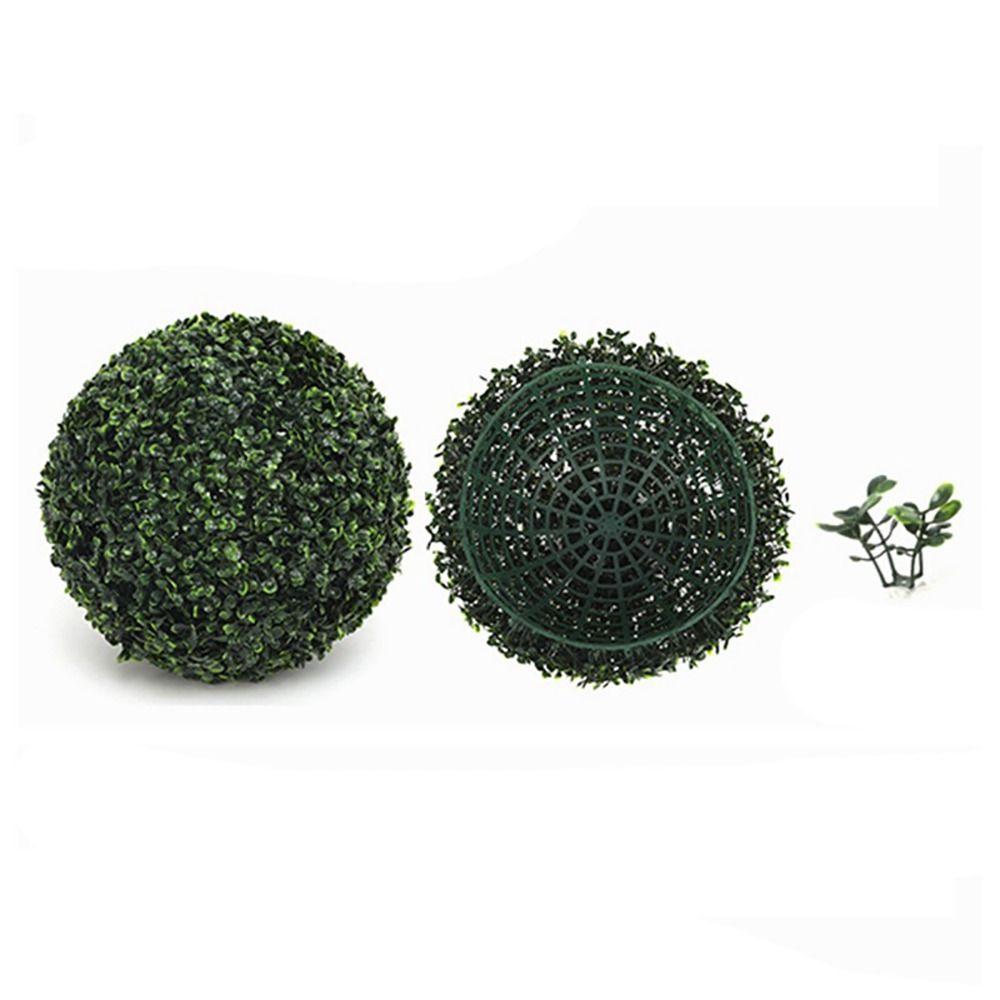 Multi-Size Artificial Grass Dome Ball Decoration Props Green Purple Simulated Plant Ball Photo Props Love Grass