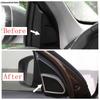 Car Pillar A Audio Speaker Frame Decoration Cover Trim For VOLVO XC60 2012 - 2017 Silver Stainless Steel Accessories Interior
