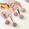 1PC Rhinestone Handbag Car Decor Key Ring Key Chain Ball HOT Crystal Diamante Pendant KeyChain Gift
