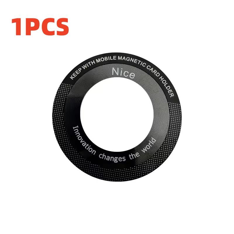 Universeller magnetischer Metallplattenring für kabelloses Magsafe-Ladegerät Eisenblechaufkleber Magnet Autotelefonhalter Mini-Aufkleber