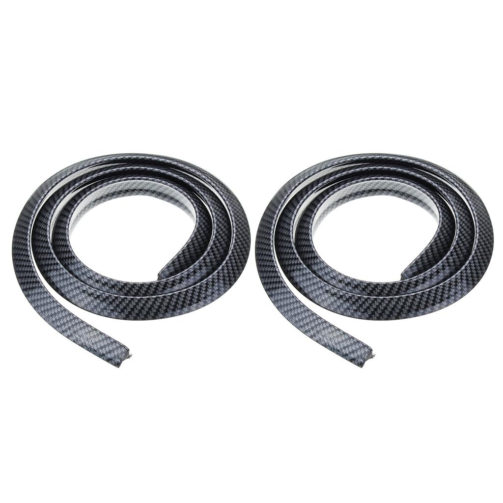 2pcs 150cm Universal Car Mud flaps Splash Guard Fender Flare Extension Wheel Eyebrow Moulding Trim Protector Lip