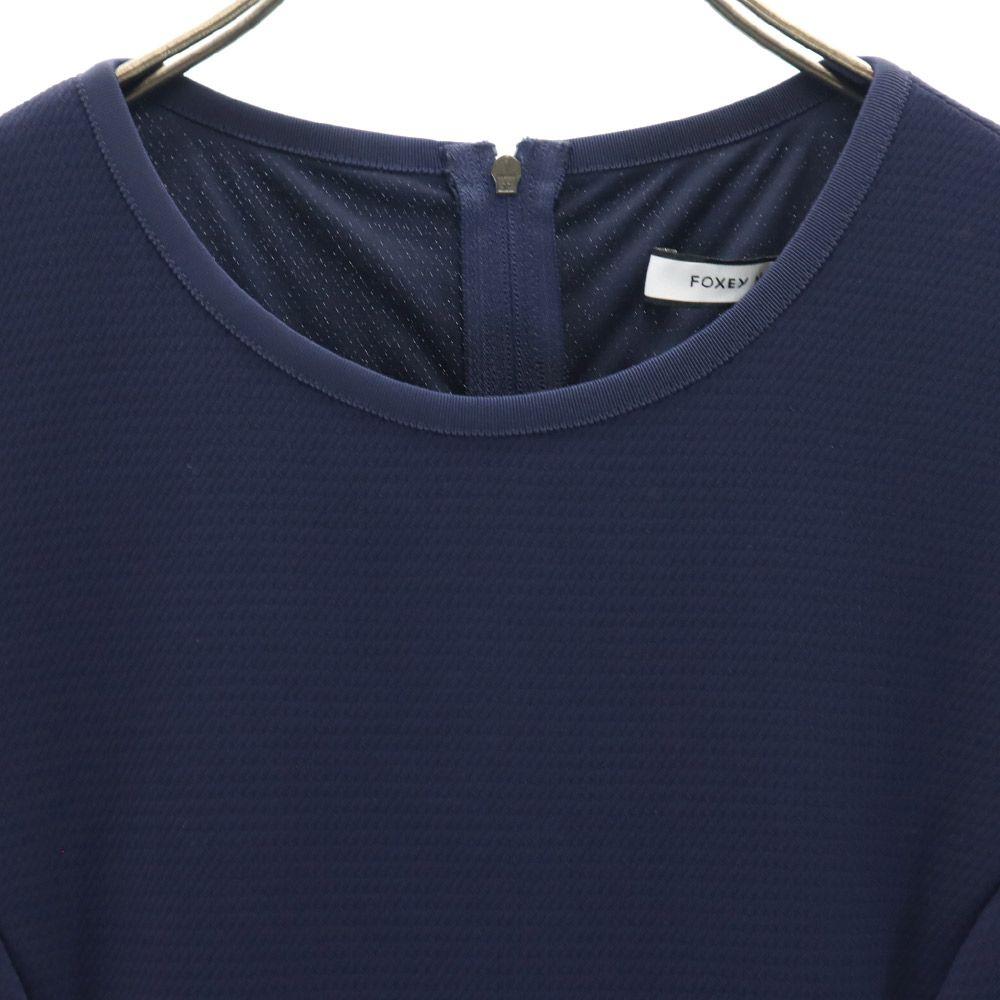 FOXEY NEW YORK fabricat în Japonia Rochie fără mâneci 38 Bleumarin Femei Folosit