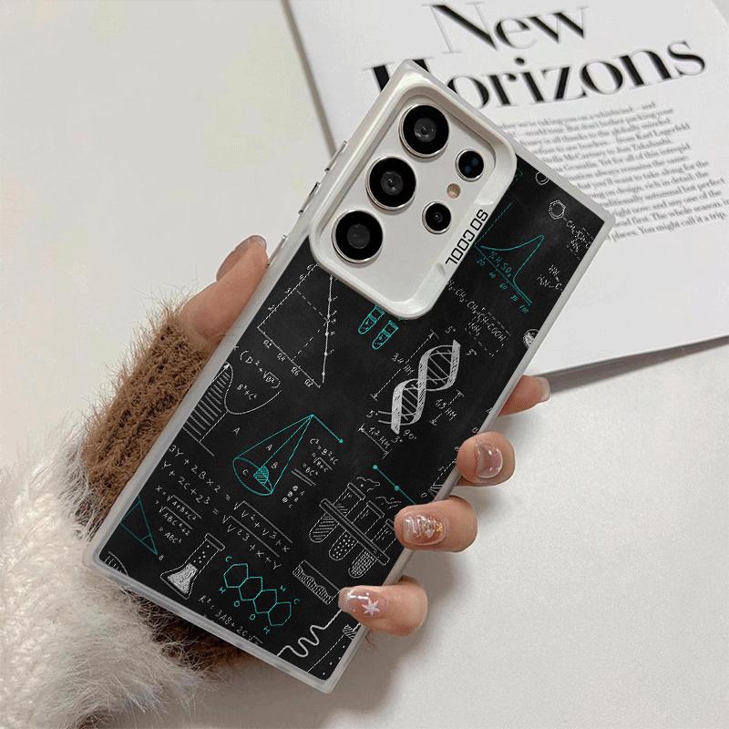 Physics Chemical Mathematics Shockproof Phone Case for Samsung Galaxy S26 Edge S25 Ultra S24 FE S23 Plus S21 Cover Anti Fall Fun