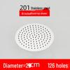 MDNG 10-inch Round Stainless Steel Rain Shower Head